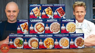 We Tried EVERY Flavor Of Gordon Ramsays Frozen Dinners [upl. by Prochora]