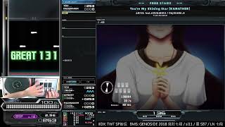 ▼8 Youre My Shining Star KANATHER HARD CLEAR｜発狂BMS [upl. by Normi161]