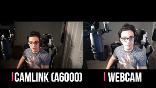 IMPROVE YOUR STREAMING CAMERA QUALITY  WEBCAM VS SONY A6000 w Elgato Camlink 4k Review [upl. by Lohman]