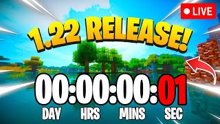 MINECRAFT 122 RELEASE COUNTDOWN LIVE 🔴 247  How Long Till Minecraft 122 [upl. by Kallman]