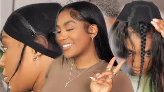 Versatile Quick Weave Tutorial Sleek Middle Part On Natural Hair New Technique ft Ishow Hair [upl. by Sankaran]