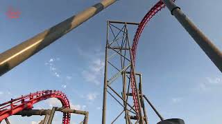 X2 Six Flags Magic Mountain Linear  Horizon Locked 4K 60 FPS Back Row POV [upl. by Everson]