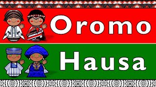 AFROASIATIC OROMO amp HAUSA [upl. by Euf772]