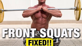 Front Squats Mobility Problems FIXED [upl. by Elatnahc83]