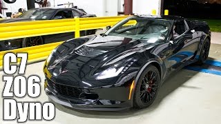 C7 Z06 Corvette  Stock Dyno  572rwhp [upl. by Yedarb]