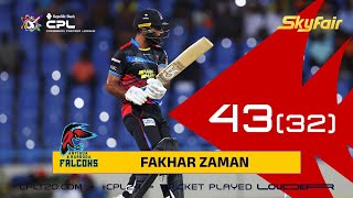 Fakhar Zamans AMAZING Debut  CPL 2024 [upl. by Mcgannon]