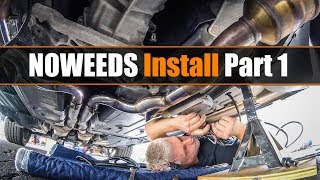 NoWeeds Install Part 1 Hardware  2015 Challenger Scat Pack better than exhaust cutouts [upl. by Nora]