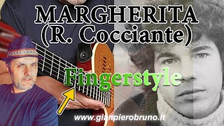 Margherita Riccardo Cocciante sola Chitarra  TAB Facile [upl. by Josephina]