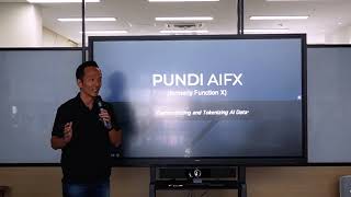 Pundi AIFX presentation at Korea Blockchain Week by Pundi X cofounder Zac Cheah [upl. by Anetta]