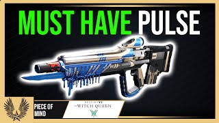 Destiny 2 Piece of Mind has an insane interaction with Overflow  Focused Fury Review  Craft [upl. by Harrington]