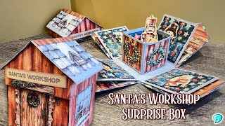 Crafting a Santas Workshop Surprise Box ready for Christmas [upl. by Andryc]