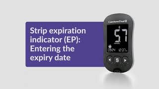 CareSens Dual Blood Glucose Meter  Strip expiration indicator 2 [upl. by Lenz]