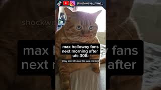 Max Holloway fans after ufc 308 [upl. by Mandelbaum]