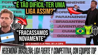 TV ARGENTINA VAI À LOUCURA COM ELIMINAÇÃO DO RIVER FINAL BRASILEIRA E BRASILEIRÃO  GALO NA FINAL [upl. by Alleen]