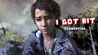 Clementine Getting Bitten Scene  The Walking Dead Season 4 Episode 4 [upl. by Illib]