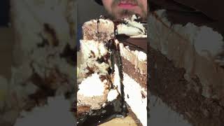 ASMR NO TALKING EPIC MONTE CAKE I EATING SOUNDS l SoundBiteASMR [upl. by Ahsla986]