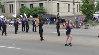 Hampton High School Marching Band at the 2024 Pegasus Parade [upl. by Cedell]