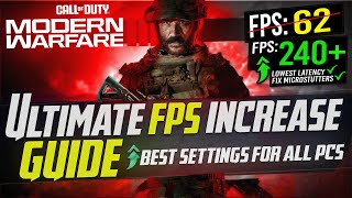 🔧 MODERN WARFARE 3 Dramatically increase performance  FPS with any setup MW3 Best settings 📈✅ [upl. by Homer]