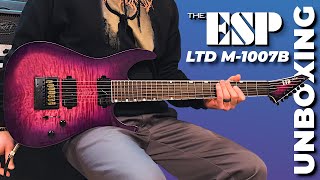 🎸UNBOXING The Exclusive ESP LTD M1007B [upl. by Jorry]