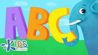 ABC Letters for Kids  Full English Alphabet for Preschool amp Kindergarten  Kids Academy [upl. by Aiynot]