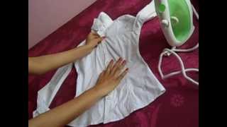 How To Press A Shirt Properly  Ironing Shirt In 5 Mints [upl. by Ches384]