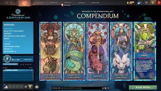 DOTA 2 BATTLE PASS COMPENDIUM 2023  2024 [upl. by Glick590]