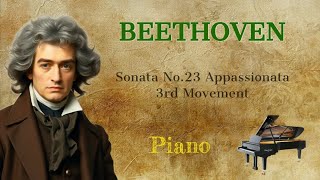 Beethoven Sonata No23 Appassionata 3rd Movement [upl. by Rebmyk]