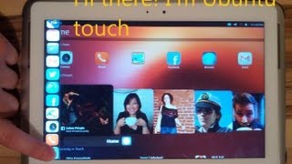 How to install Ubuntu touch on the Galaxy note 101 [upl. by Slerahc]