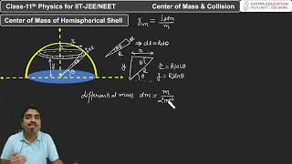 CM 6 Center of Mass of HemiSpherical Shell [upl. by Baggs165]