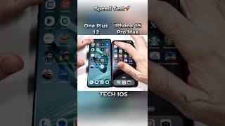 iPhone 15 Pro Max vs OnePlus 12 Speed Test ⚡  Battle of the Flagshipsshorts viralvideo [upl. by Tartaglia]