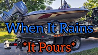 Ranger Boat Trailer Hub amp Spindle Repair trailerrepair rangerboats bassfishing [upl. by Sira]