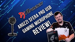 Arozzi Sfera Pro USB Gaming Microphone Review  Worth your while [upl. by Borgeson]