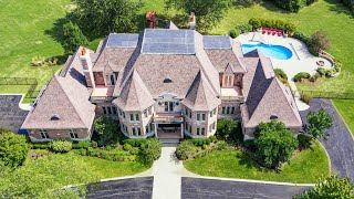 Breathtaking CustomBuilt Estate in Naperville Illinois [upl. by Uuge]