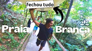 PRAINHA BRANCA GUARUJÁ  Enseada de Bertioga balsa e trilha  GOPRO POV SURFE como você nunca viu [upl. by Garibold]