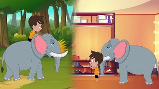 Hathi Dada  हाथी दादा  Lead Little Kids Bangla  Kids Nursery Rhymes [upl. by Gnouhk519]