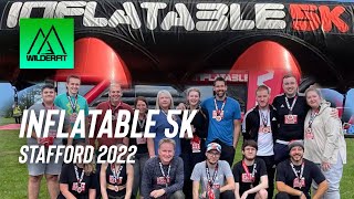 Inflatable 5k Obstacle Course Race  Stafford Showground 2022 [upl. by Lampert110]