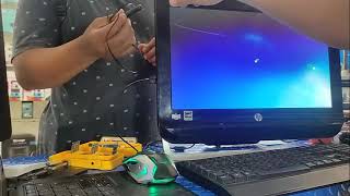 instalación de windows 7 bootear hp con tecla f10 y cambiar compatibilidad heredada [upl. by Renaldo941]