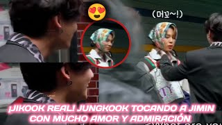 ¡JIKOOK REAL😱JUNGKOOK AMA TOCAR A JIMIN SU ROSTRO ES SU DEBILIDAD [upl. by Gnanmas]