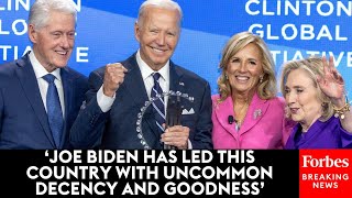 Bill Clinton Awards President Biden The 2024 Clinton Global Citizen Award [upl. by Cocke118]