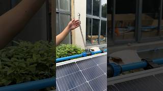 Cleaning solar panels and Cooling solar panels cooling cleaning satisfying [upl. by Narok]