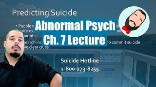 Abnormal Psychology Chapter 7 Lecture [upl. by Dyane]