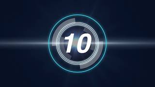 10 Second Countdown With Voice [upl. by Eelegna]