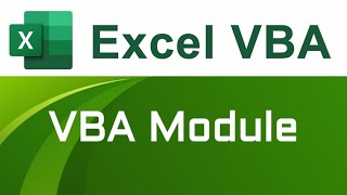 VBA Module excelvba vbatutorial vbabasics vba excelvbatutorial excelvbaguide vbamodule [upl. by Dej224]