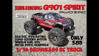 XINLEHONG Q901 BRUSHLESS 116 SCALE TRUCK REVIEW [upl. by Ado]