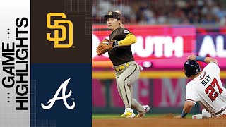 Braves vs Padres Game Highlights 71324  MLB Highlights [upl. by Aronal984]