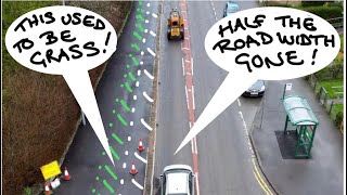 Sustrans destroy welsh road wasting £12 million [upl. by Melissa]