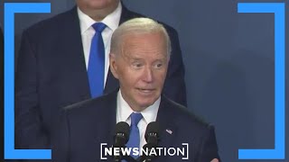 More Democrats call on Biden to withdraw following NATO news conference  Morning in America [upl. by Meldon]