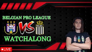 🚨🟣 Anderlecht v ⚫ Charleroi  Live BELGIAN PRO LEAGUE Watchalong [upl. by Llerrem]