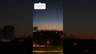 Sunsets like this make Toronto even more magical ✨ torontoskyline sunset canada ontario song [upl. by Gibbs]