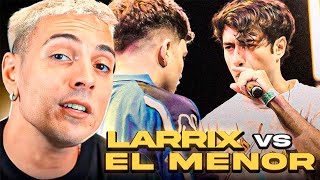 REACCION A LARRIX VS EL MENOR [upl. by Alexandre595]